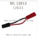 HBX 12813 Parts, Brushless ESC, Battery Plug Adaptor Wire 12634, Haiboxing Survivor MT monster Truck