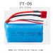 FEIYUE FY-06 Desert-6 Eagle Parts, Battery 7.4V 1500mAh FY-7415, 6WD RC Car